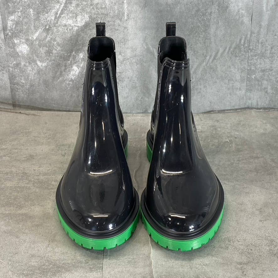 INC INTERNATIONAL CONCEPTS Women's Black Rylien Round-Toe Pull-On Rain Boot SZ11