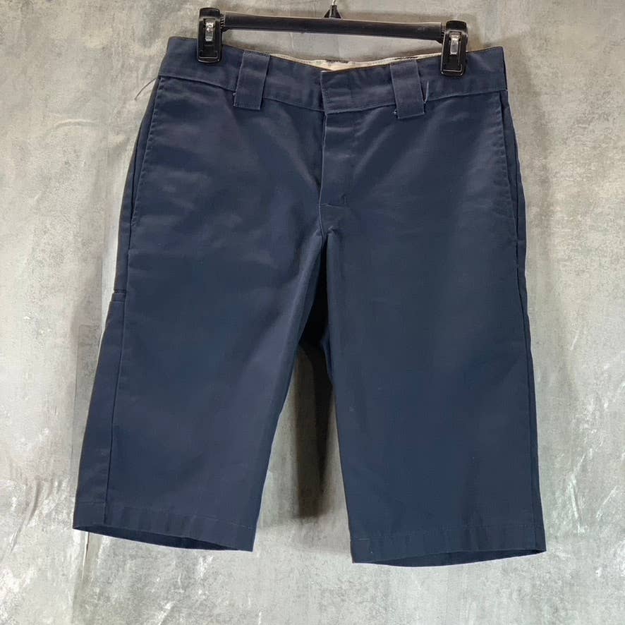 DICKIES Men's Navy FLEX Slim-Fit Work Shorts SZ 30