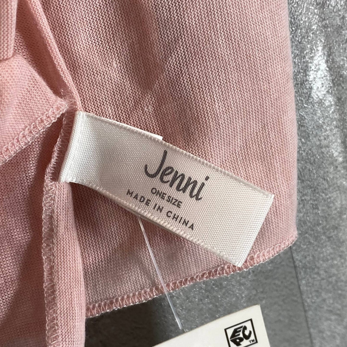 JENNI Women's Pink Ombre Jersey Wrap Scarf SZ OS