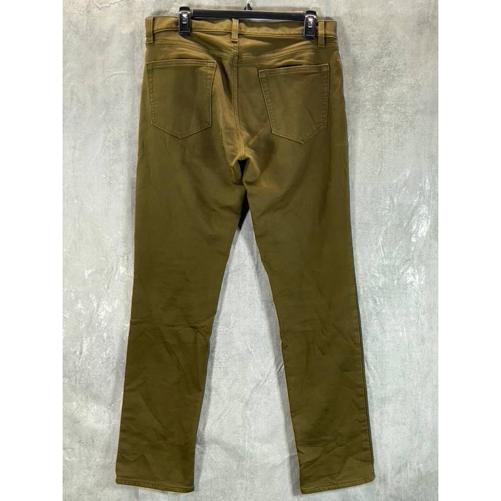BANANA REPUBLIC Men's Whiskey Brown Slim Traveler 2.0 Pants SZ 32X32
