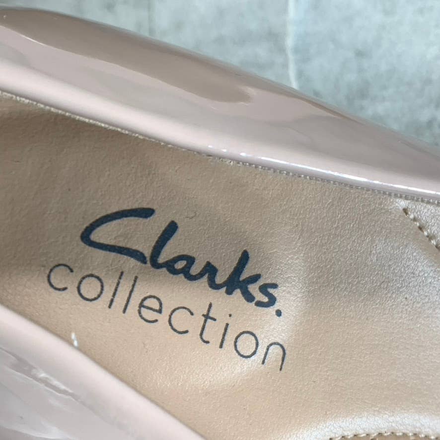 CLARKS Collection Women's Dusty Rose Ambyr Joy Round-Toe Slip-On Pumps SZ 8