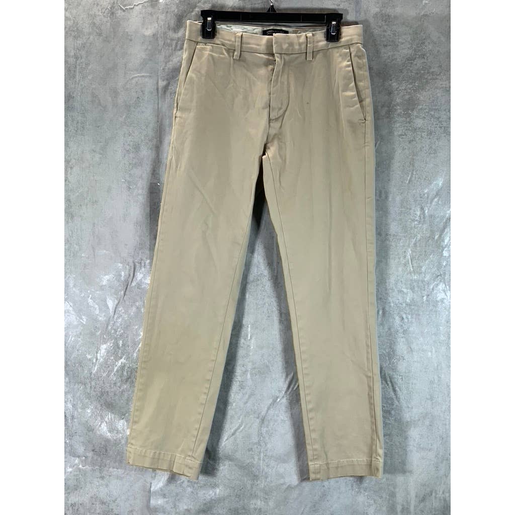 BANANA REPUBLIC Men's Khaki Straight-Fit Emerson Stretch Chino Pants SZ 28X30