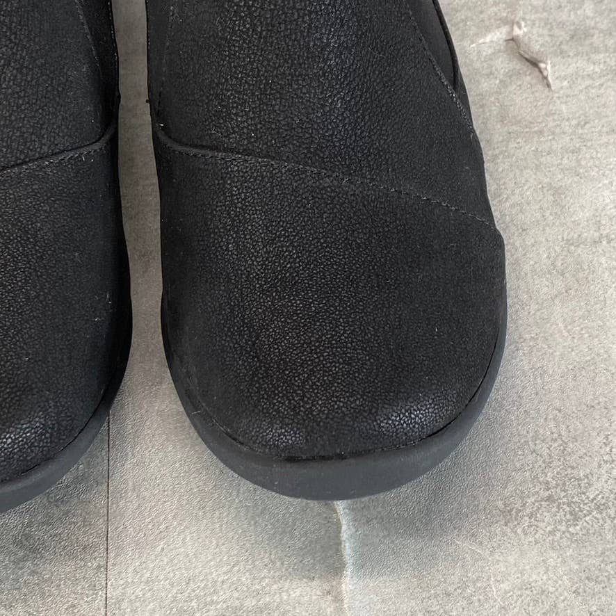 CLARKS Cloudsteppers Women's Wide Black Sillian Paz Slip-On Comfort Shoes SZ6.5W