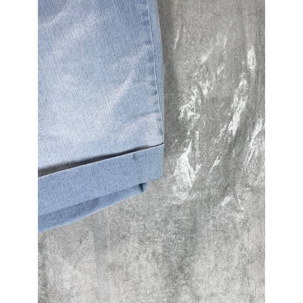 STYLE & CO Women's Plus Size Mesa Wash Mid-Rise Roll-Cuff Bermuda Shorts SZ 16W