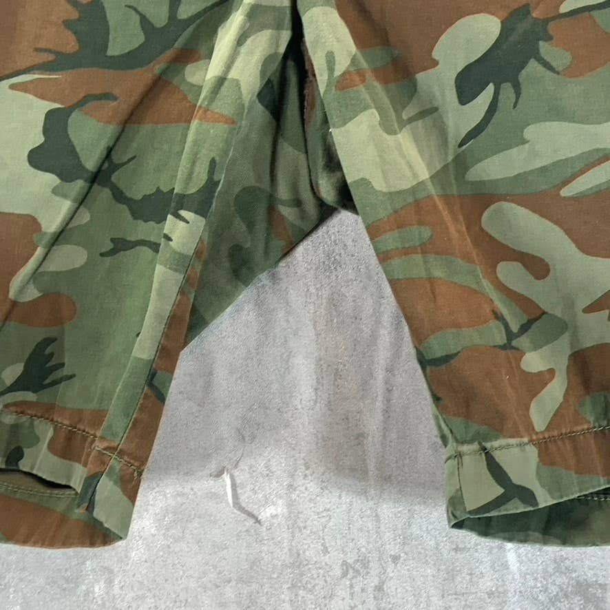 J.CREW Men's Green Camo 9" Low-Rise Stretch Shorts SZ 32
