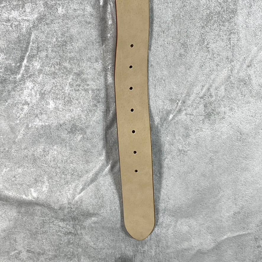 INC INTERNATIONAL CONCEPTS Women's Cognac Textured Buckle Belt SZ S
