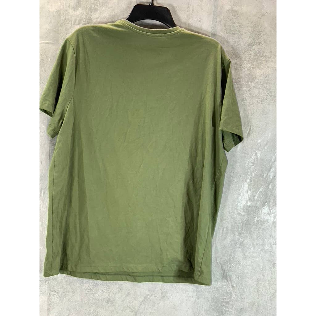 GOODFELLOW & CO Men's Olive Crewneck Short-Sleeve Lyndale T-Shirt SZ XL