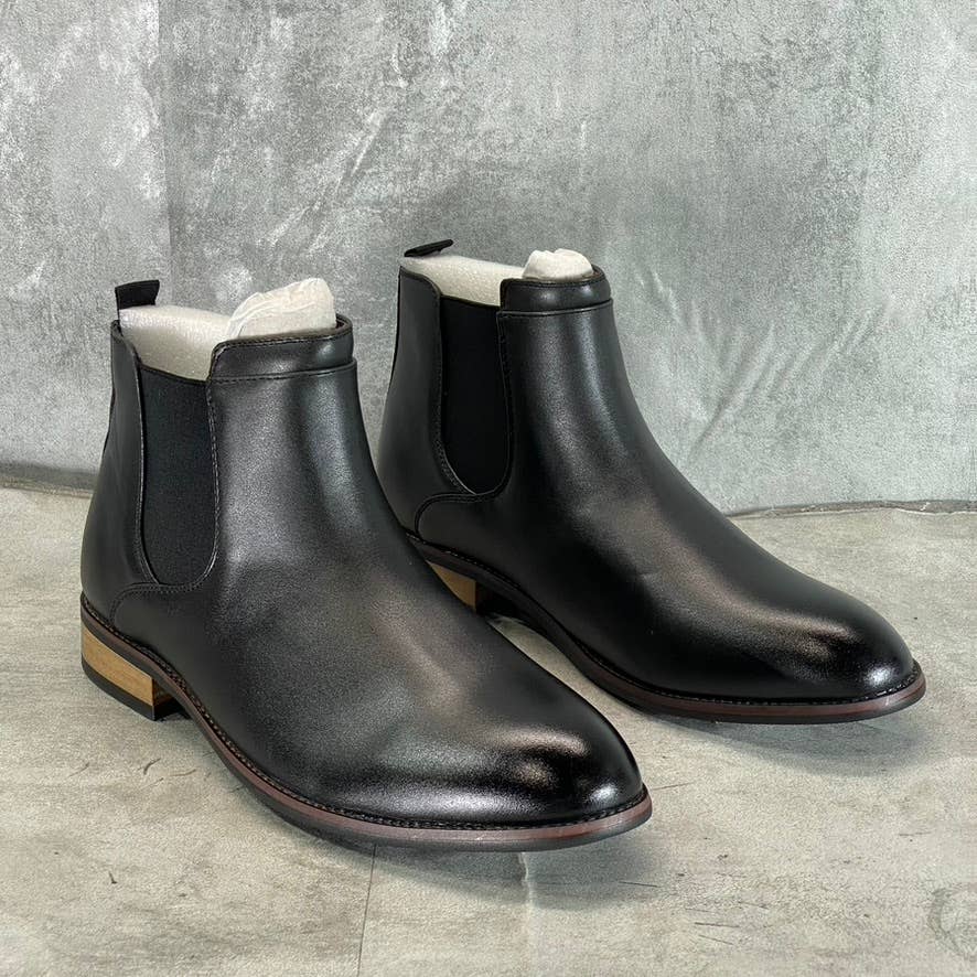 VANCE CO. Men's Wide Width Black Landon Pull-On Dress Boots SZ 11W