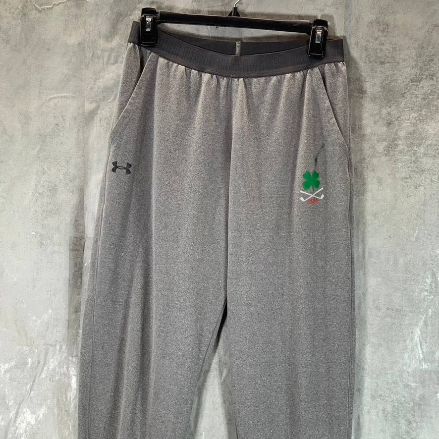 UNDER ARMOUR Men's Grey Heatgear Loose Pull-On Jogger SZ S
