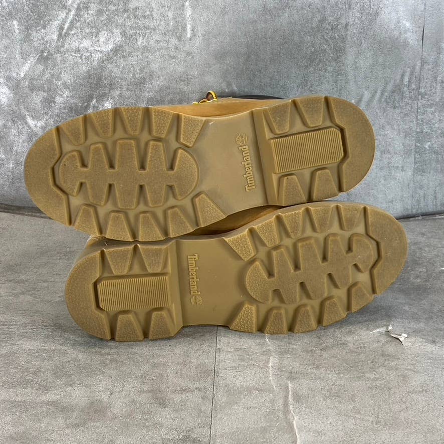 TIMBERLAND Women's Wide Wheat Nubuck Linden Woods 6" Waterproof Boots SZ 5.5W