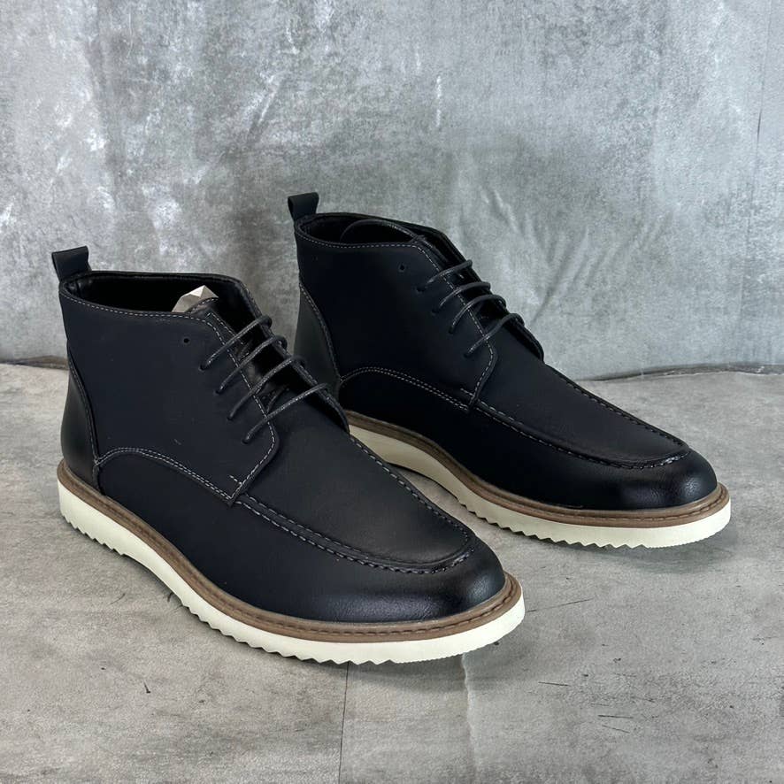 NEW YORK & COMPANY Men's Black Hurley Lace-Up Chukka Boots SZ 9.5