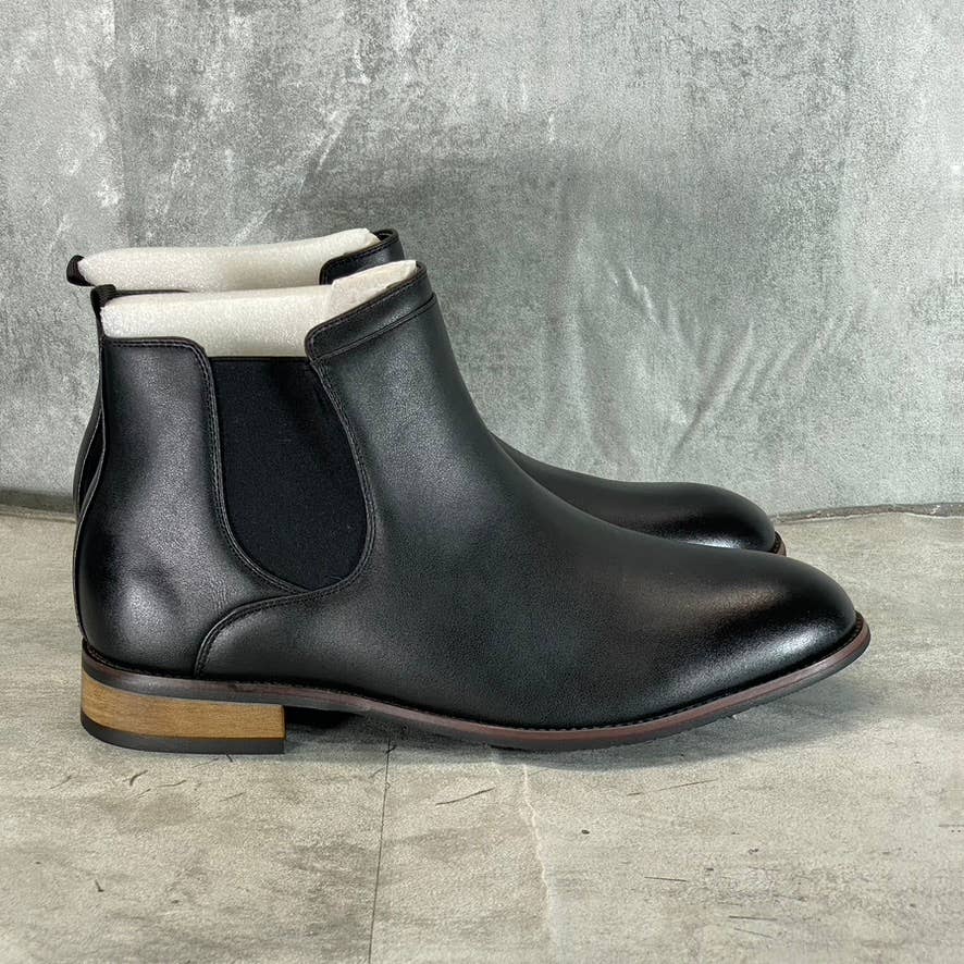 VANCE CO. Men's Wide Width Black Landon Pull-On Dress Boots SZ 12W