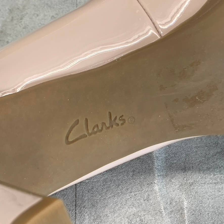 CLARKS Collection Women's Dusty Rose Ambyr Joy Round-Toe Slip-On Pumps SZ 8
