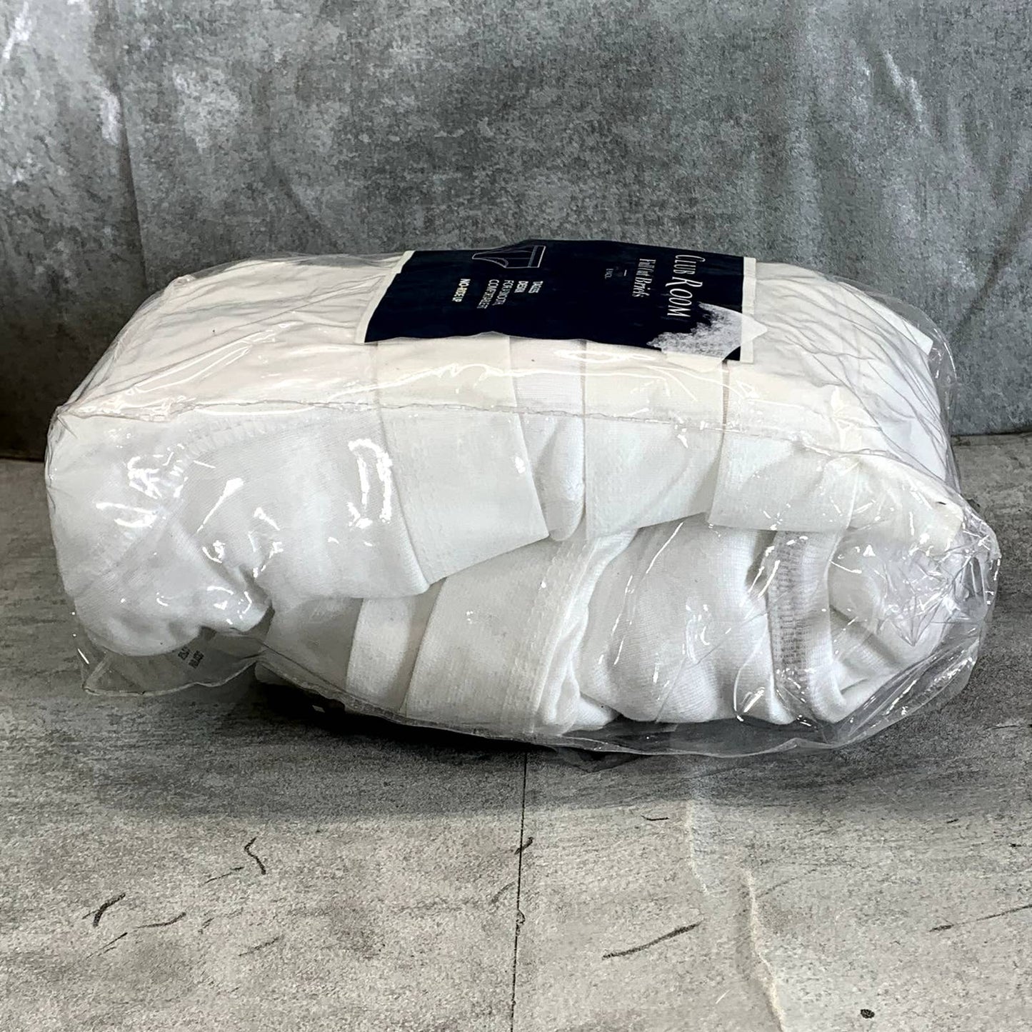 CLUB ROOM Men's Solid White Full-Cut Tagless No-Ride Up 8-Pack Briefs SZ M