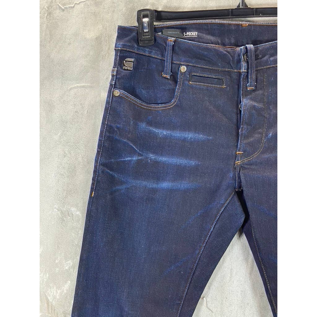 G-STAR RAW Men's Dark Aged D-Staq 5-Pocket Slim Jeans SZ 33X32