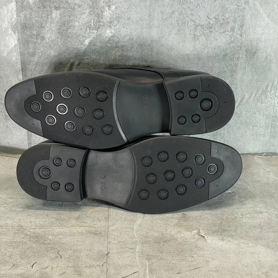 VANCE CO. Men's Wide Width Black Kimball Plain-Toe Lace-Up Dress Shoes SZ 14W