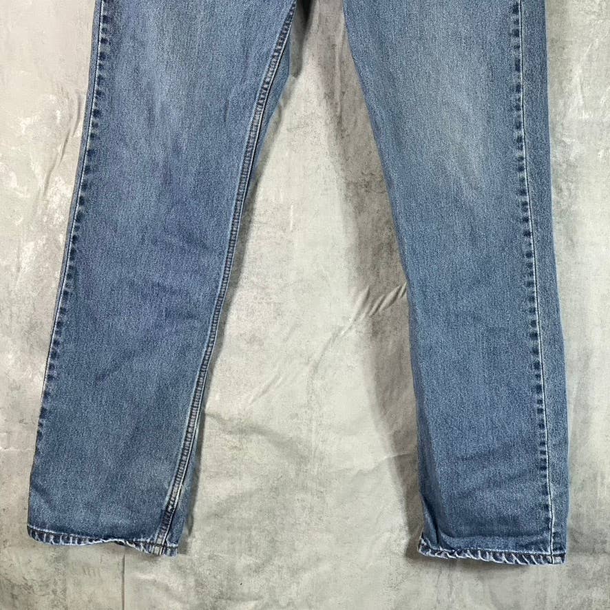 LEVI'S Men's Light Wash 505 Regular-Fit Straight-Leg Denim Jeans SZ 32X34