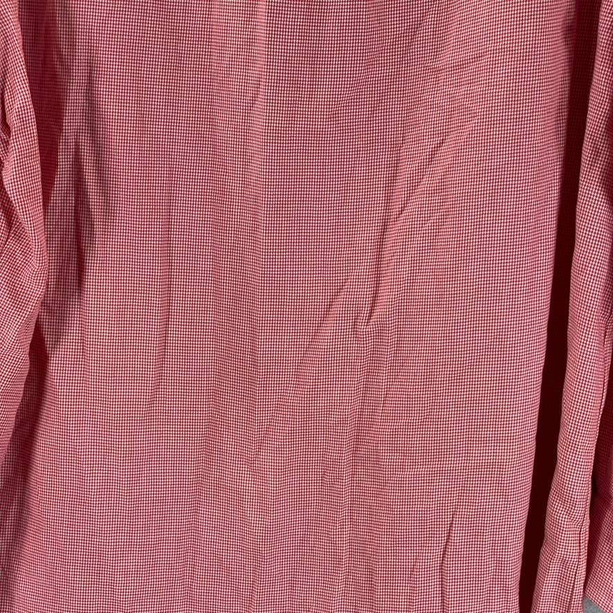 RALPH LAUREN Men's Red Gingham Blake Classic-Fit Long-Sleeve Button-Up Shirt SZM