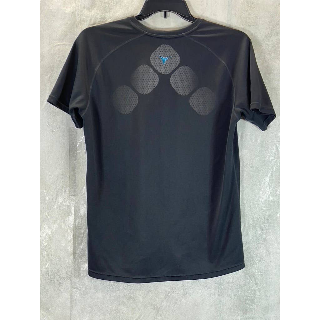 BAUER Men's Black Crewneck Training-Fit Short-Sleeve T-Shirt SZ M