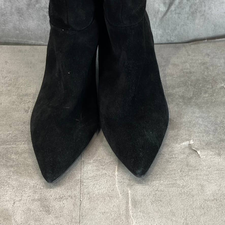 STEVEN By Steve Madden Women's Black Micro Kendrick Knee-High Dress Boots SZ 8.5