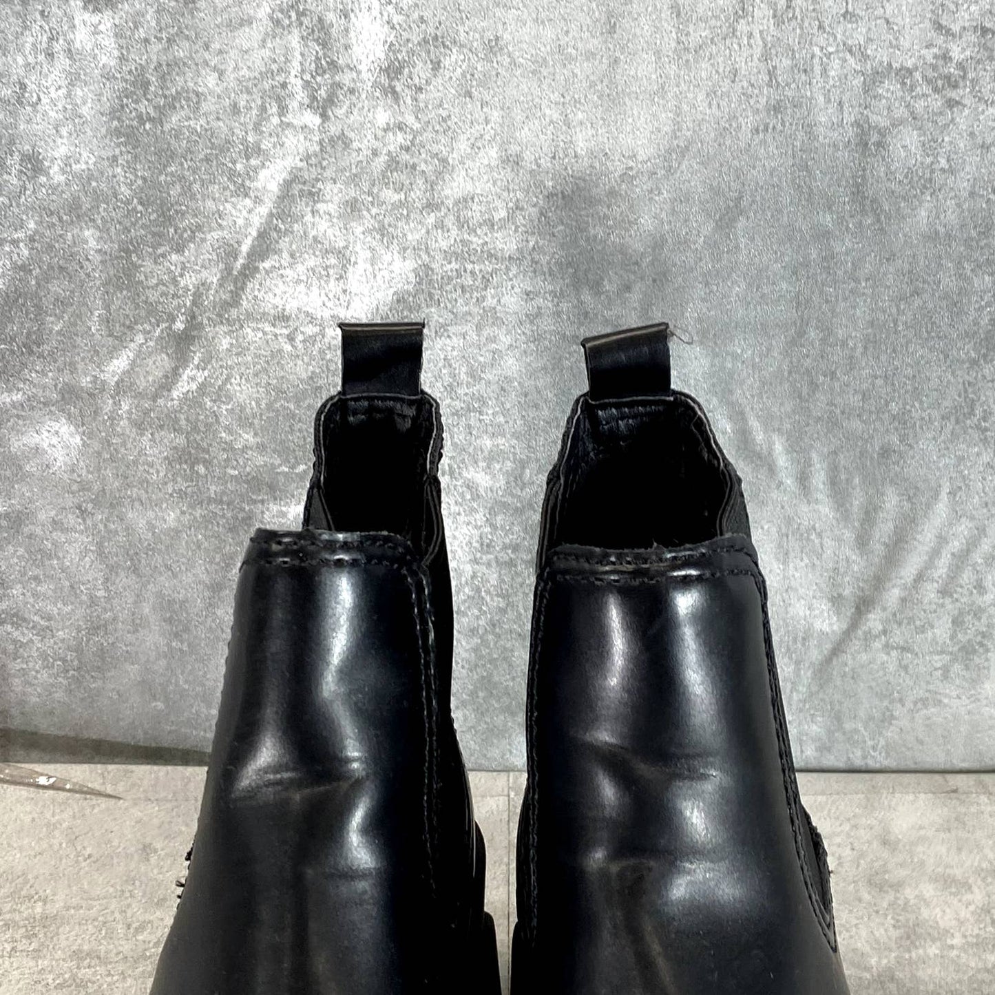 CIRCUS By SAM EDELMAN Women's Black Darielle Chunky Ankle Pull-On Booties SZ 7