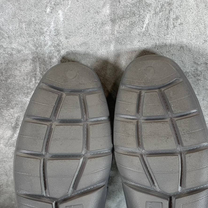 CLUB ROOM Men's Gray Lightweight Perforated Slip-On Driver Shoes SZ 9