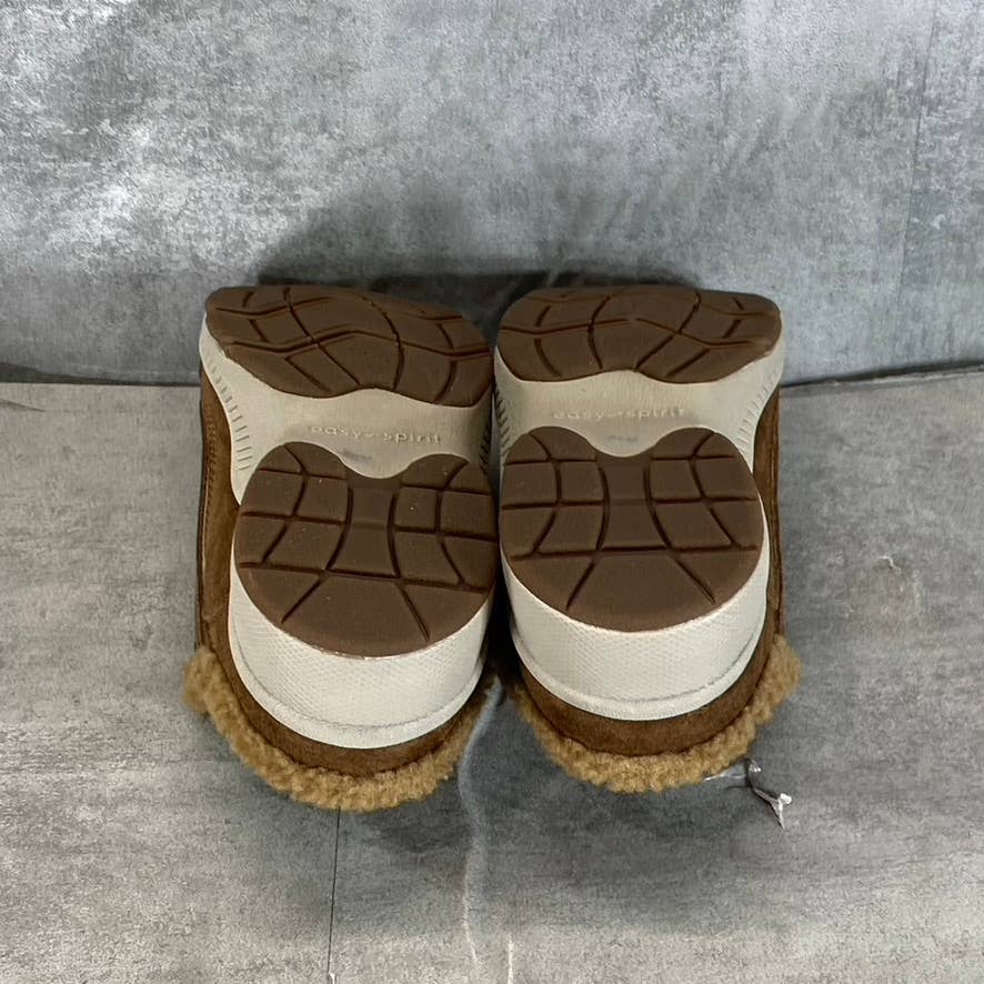 EASY SPIRIT Women's Medium Brown Romyclog Walking Slip-On Mules SZ 8.5