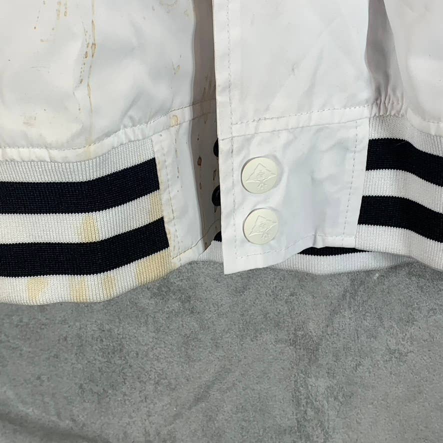LRG Men's Bright White Lifted Research Group Bomber Jacket SZ XL