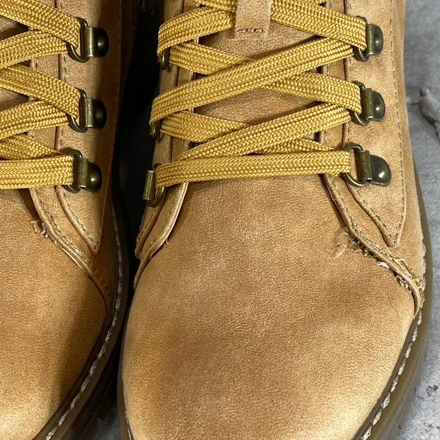 CLIFFS By White Mountain Women's Wheat/Fabric Maximal Lace-Up Boots SZ 8.5