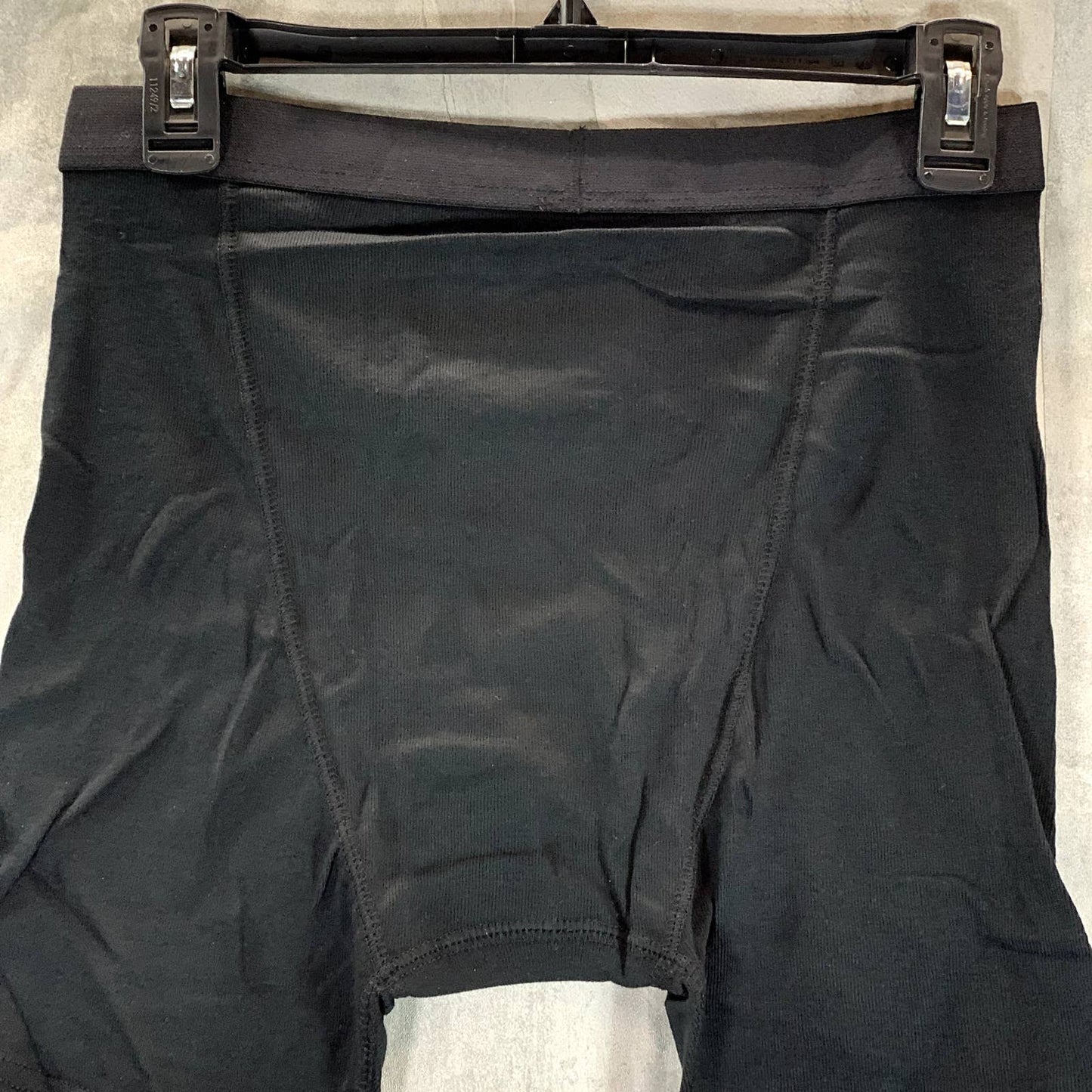 CLUB ROOM Men's Solid Black 8-Pack Tagless No-Rise Up Boxer Briefs SZ M