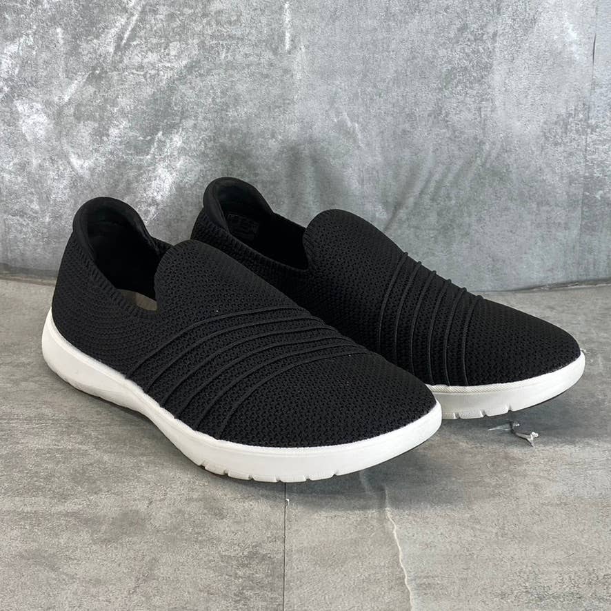 CLARKS Collection Women's Black Knit Adella Step Slip-On Sneakers SZ 10