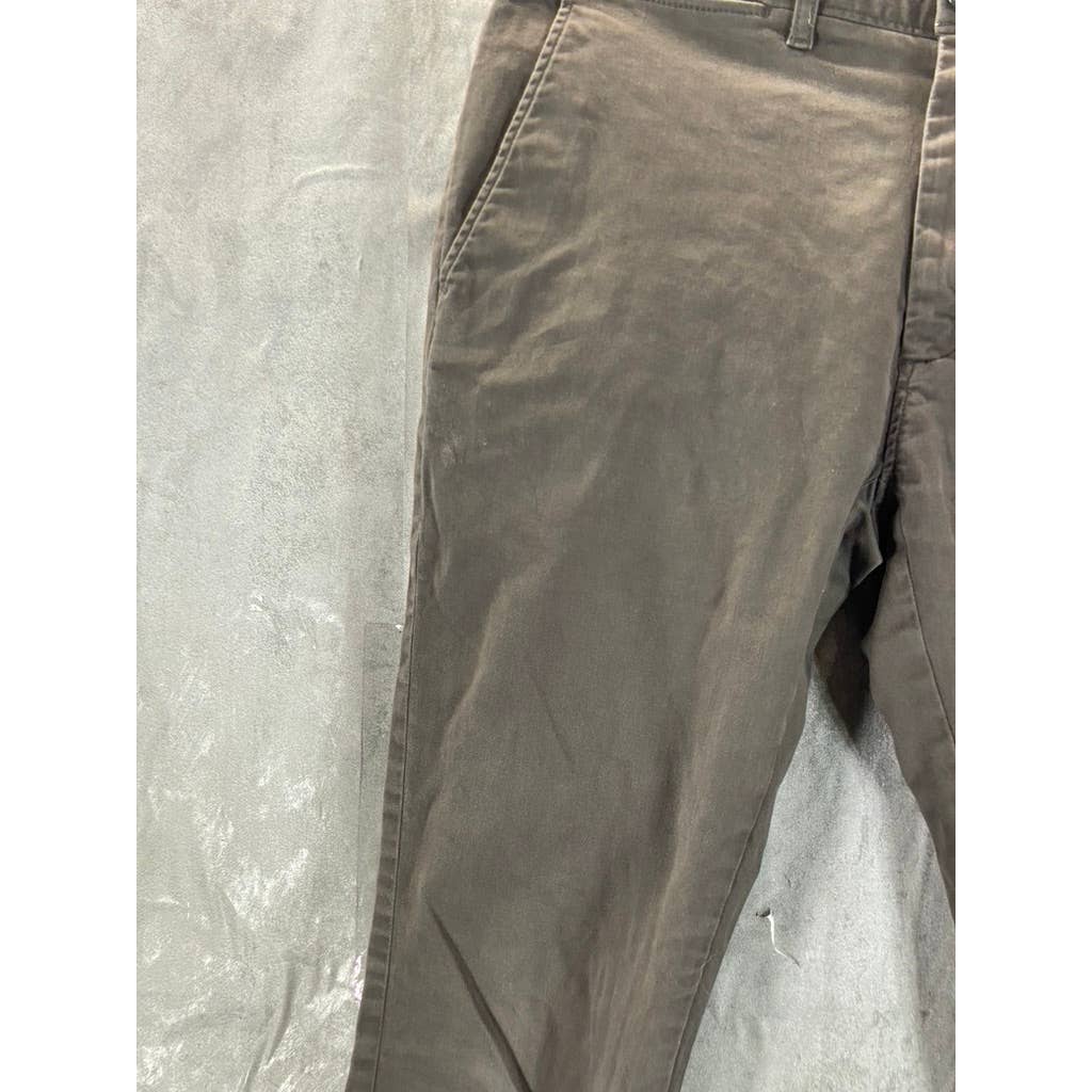J.CREW Men's Onyx Grey 250 Stretch Skinny-Fit Chino Pants SZ 31X30