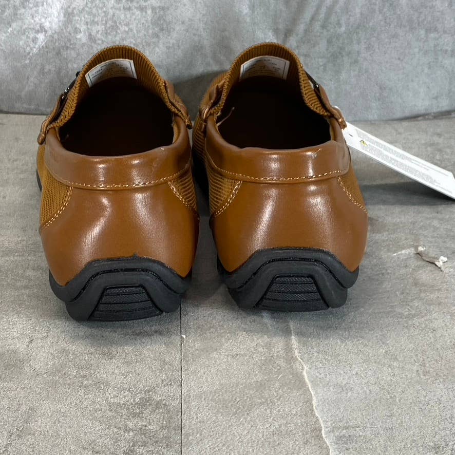 ASTON MARC Men's Tan Knit Moc-Toe Slip-On Loafers SZ 9.5