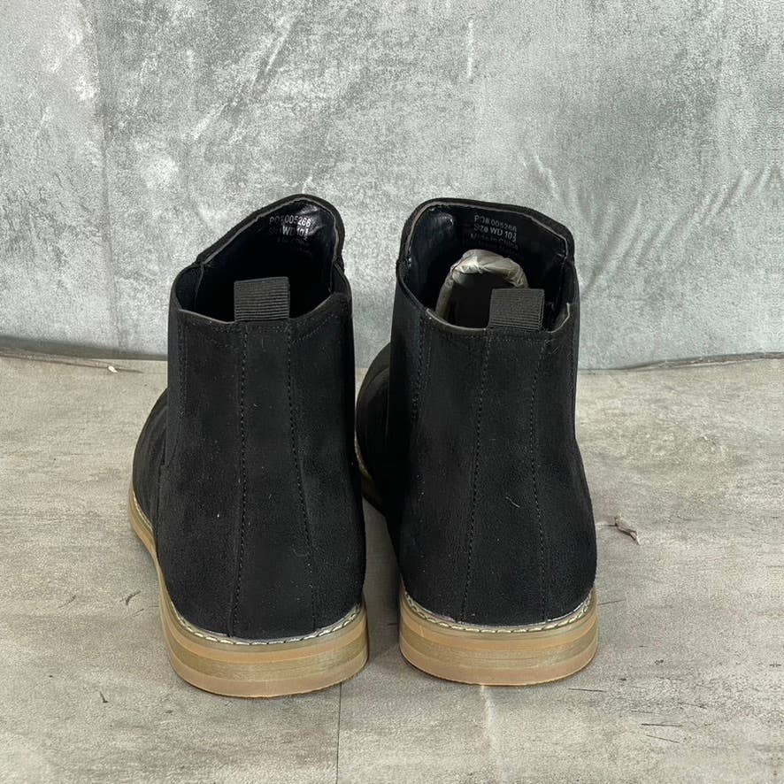VANCE CO. Men's Wide Width Black Marshall Pull-On Chelsea Boots SZ 10.5W