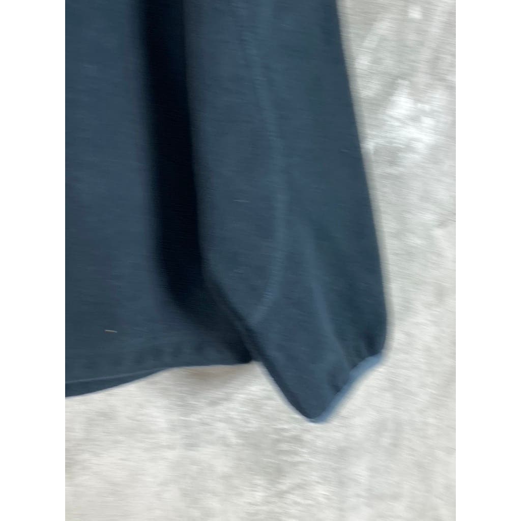 L.L. BEAN Men's Navy Fleece Polortec Zip-Up Sweater SZ M