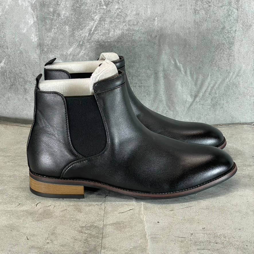 VANCE CO. Men's Wide Width Black Landon Pull-On Dress Boots SZ 11W
