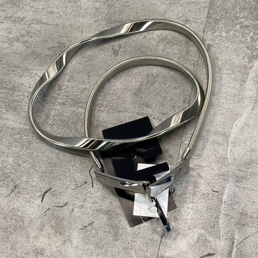 INC INTERNATIONAL CONCEPTS Women's Silver Metal Chain Belt SZ S/M