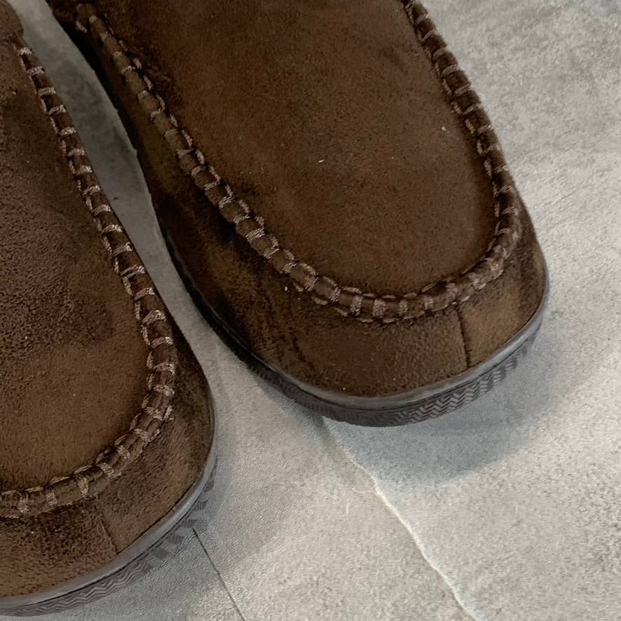 DOCKERS Men's Brown Christopher Classic Memory Foam Clog Slippers SZ XL 11-12