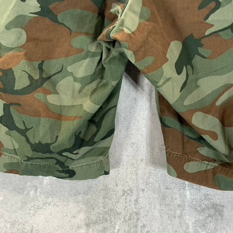 J.CREW Men's Green Camo 9" Low-Rise Stretch Shorts SZ 32