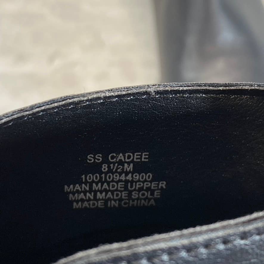 SUN+STONE Women's Black Cadee Memory Foam Slip-On Block Heel Ankle Booties SZ8.5