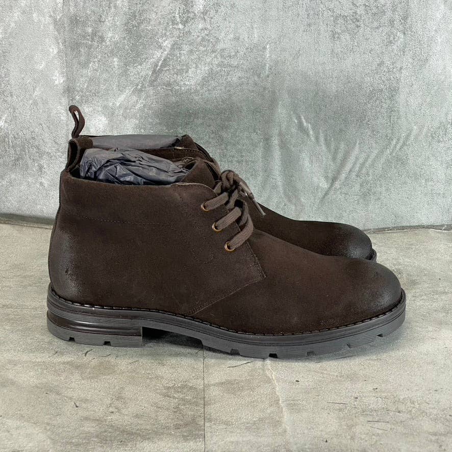 VINTAGE FOUNDRY CO. Men's Brown Leather Turner Lace-Up Chukka Boots SZ 9.5