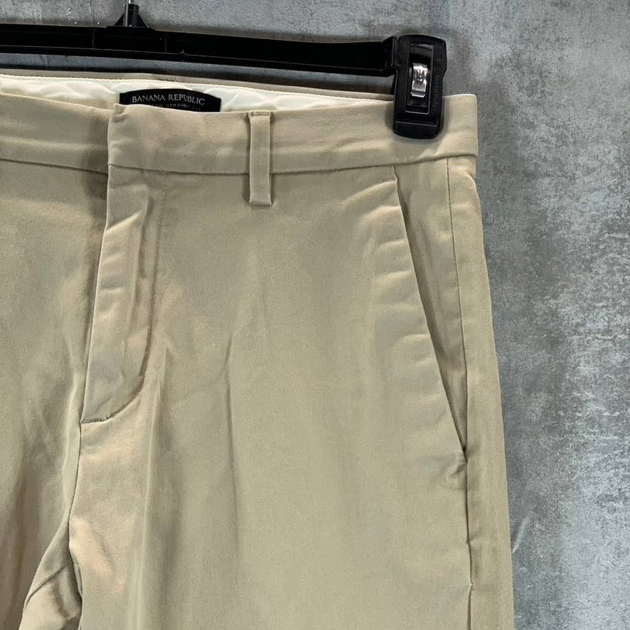 BANANA REPUBLIC Men's Khaki Straight-Fit Emerson Stretch Chino Pants SZ 28X30