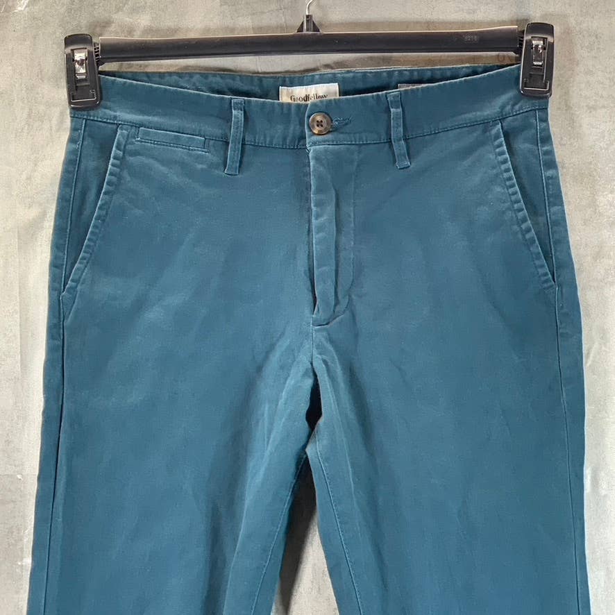 GOODFELLOW & CO Men's Frothy Blue Skinny-Fit Hennepin Chino Pants SZ 30X32