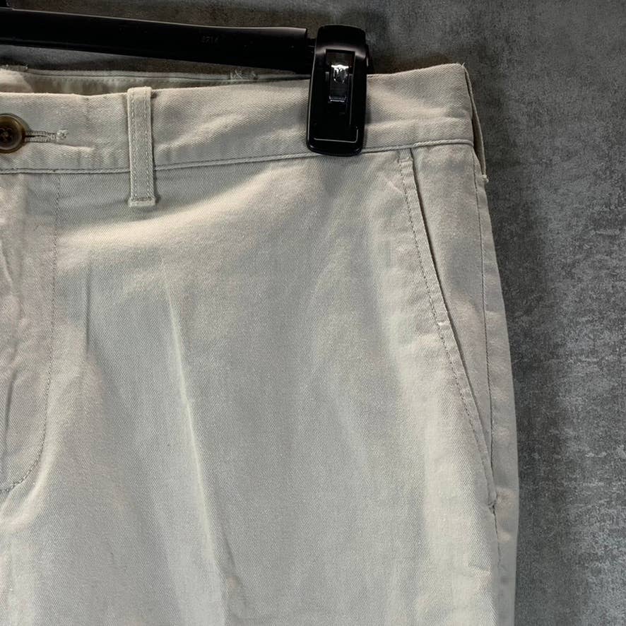 J.CREW Men's Beige Mercantile Flex Slim-Fit Chino Pants SZ 33X32