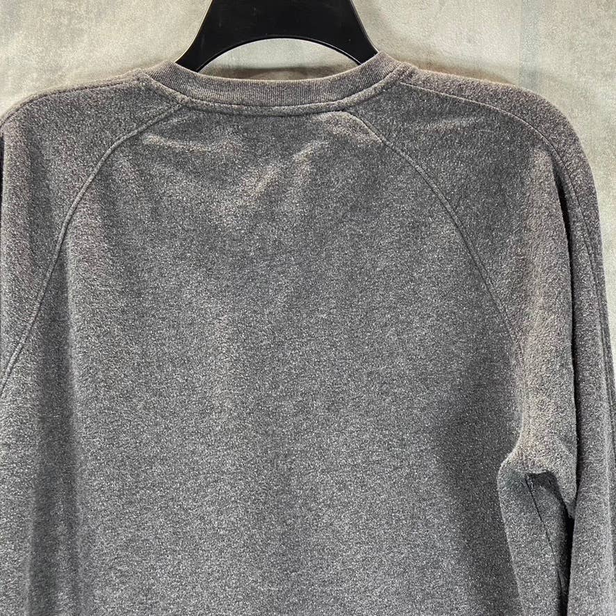 LIFE/AFTER/DENIM Men's Gray Crewneck Pullover Fleece Sweatshirt SZ M