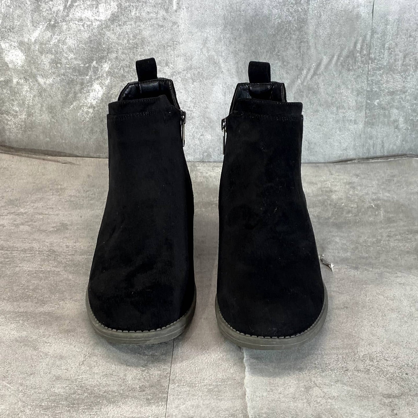 PROPET Women's Wide Black Tandy Round-Toe Block-Heel Ankle Boots SZ 7W