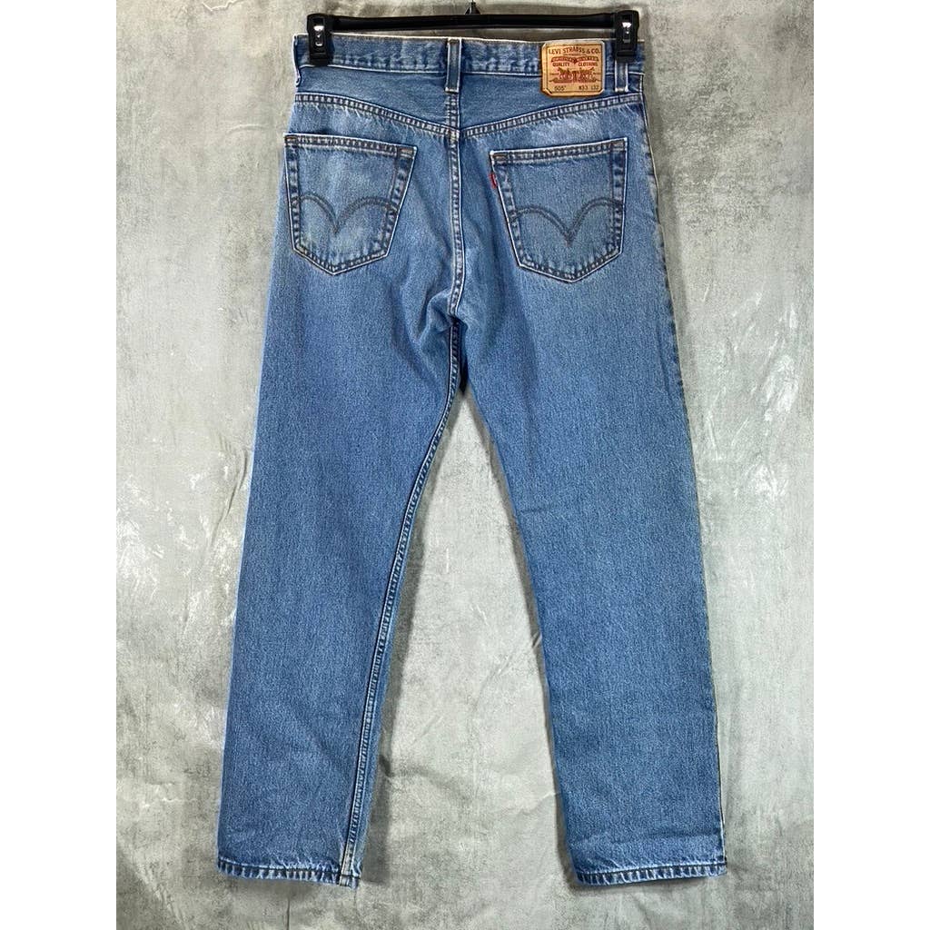 LEVI STRAUSS & CO Men's Medium Wash 505 Regular-Fit Jeans SZ 33X32