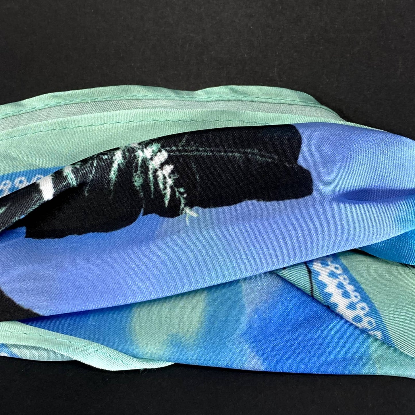 INC INTERNATIONAL CONCEPTS Women's Turquoise Palm-Print Kite Scarf SZ OS