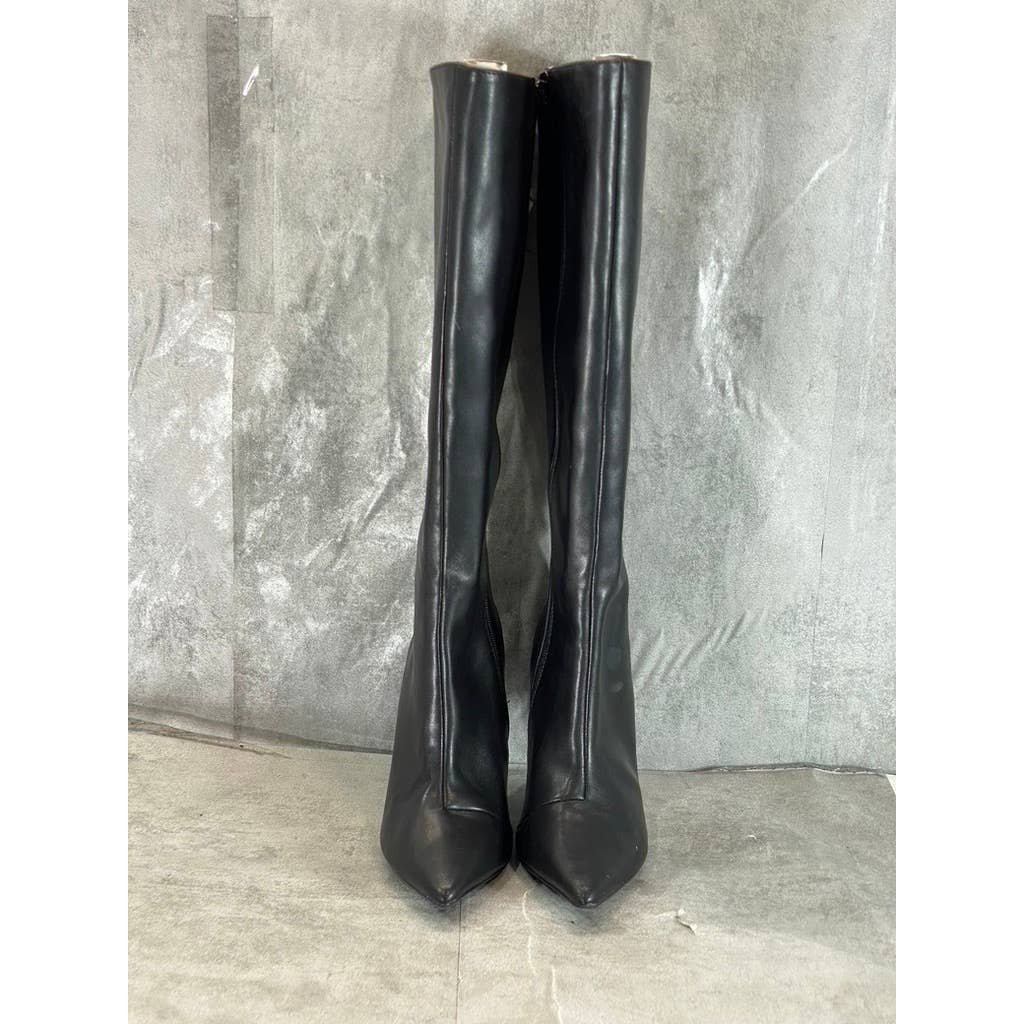 INC INTERNATIONAL CONCEPTS Women's Black Rajel Knee-High Stiletto Boots SZ 5.5