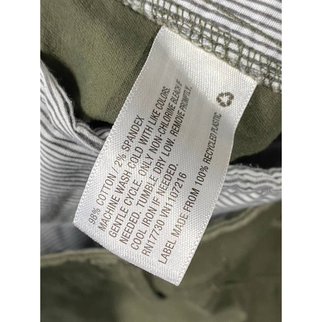 GOODFELLOW & CO Men's Paris Green Athletic-Fit Hennepin Chino Pants SZ 33X30